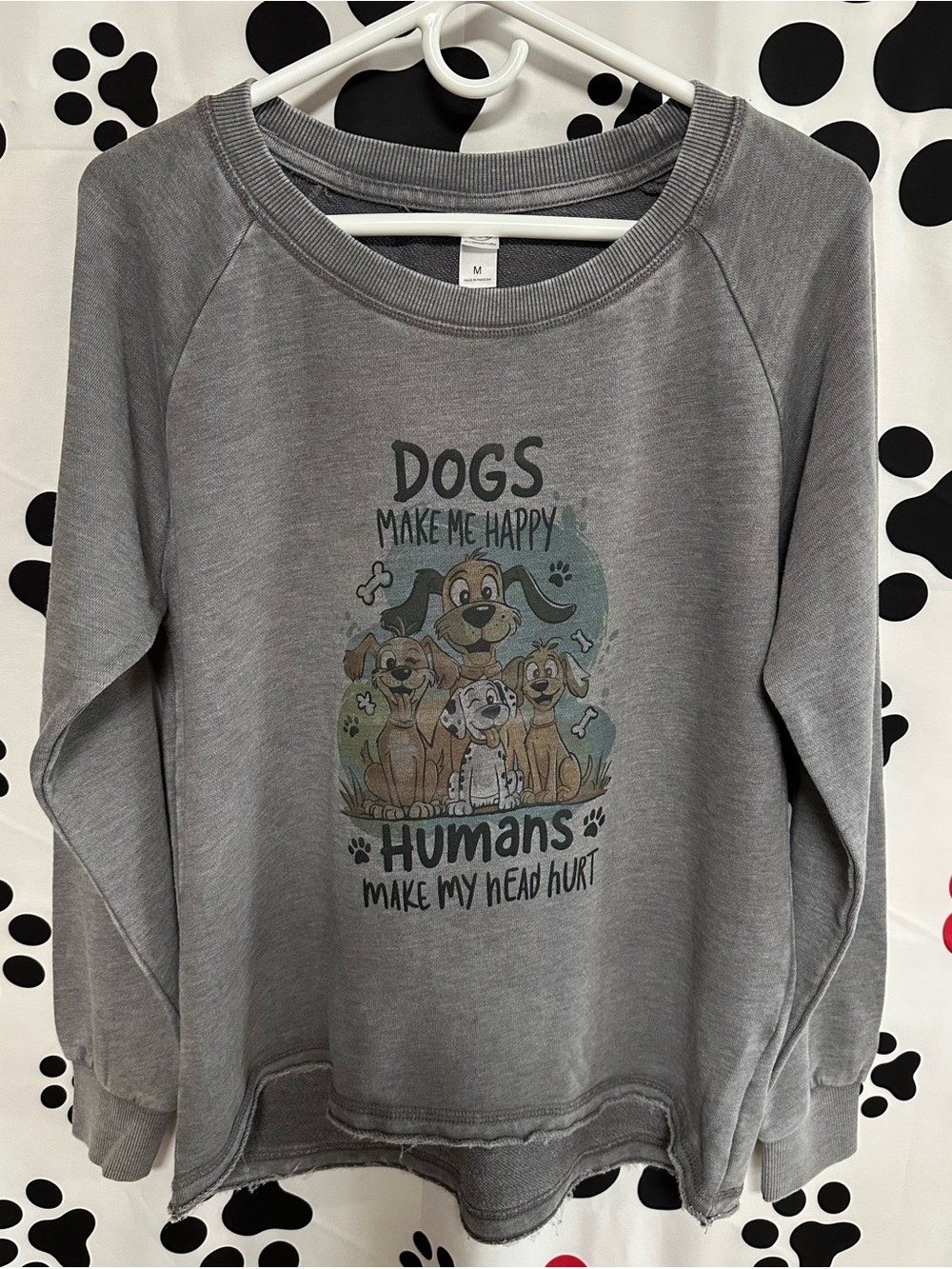 Dog Graphic Crewneck Sweatshirt - NWT/NIP